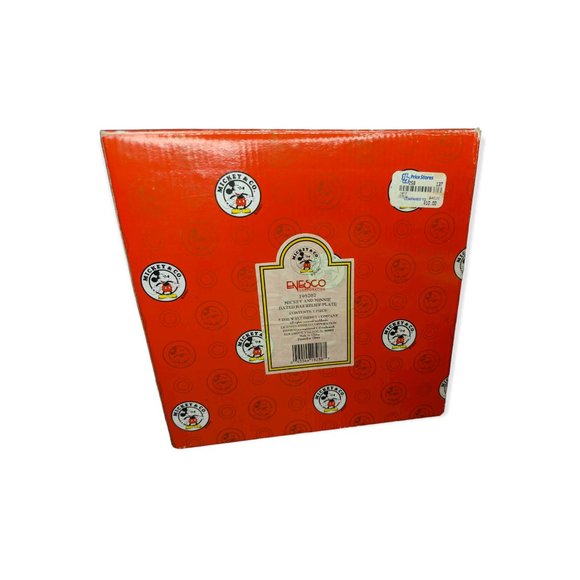 Vintage Enesco 1996 Mickey & Minnie Dated BAS Relief Plate - Picture 4 of 13